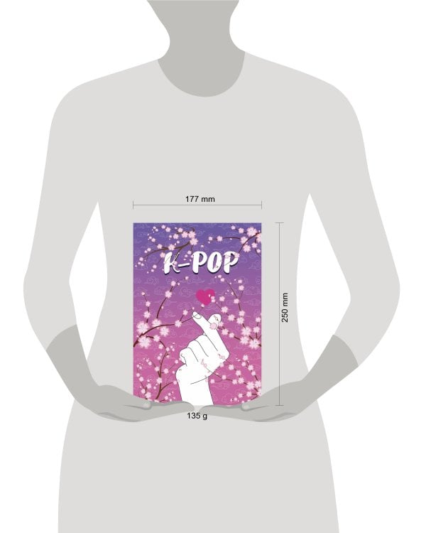 K-POP. Тетрадь (B5, 40 л., УФ-лак, сакура)