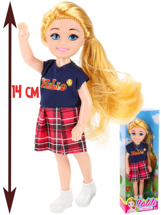 МИНИ-КУКЛЫ (Рыжий Кот) Кукла (14см)"Дашенька" (в коробке) (Арт. 1946740)