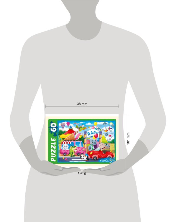 ПАЗЛЫ 60 элементов. ДЕТСКИЙ ПАРК (Арт. П60-3901)