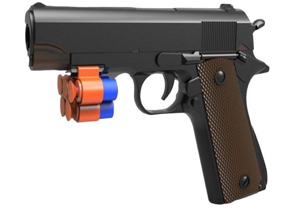 Пистолет "Точное попадание" (пули 5 шт.,в пак..) (20x14 cм) ( Арт. 2307070)