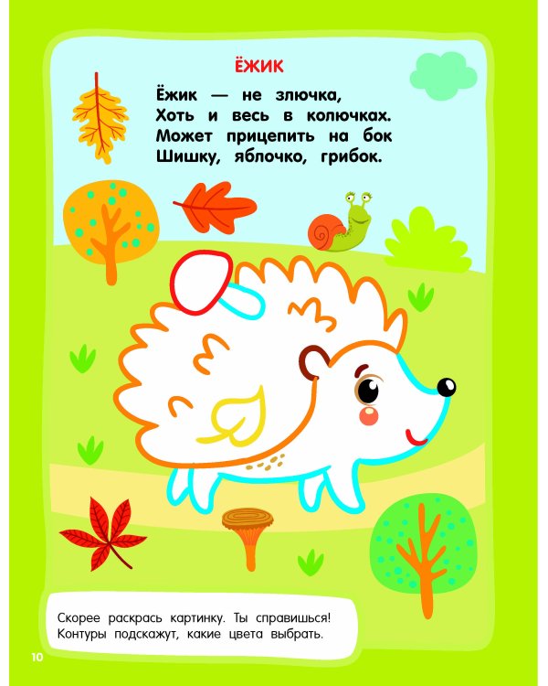 Животные. Раскраски с широким контуром