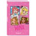 Winx. Блокнот. Розовый (А5, 48 л., цветной блок, со стикерами)