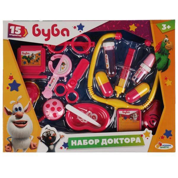 НАБОРЫ ДОКТОРА (Умка) Набор доктора БУБА блист.36*27,8*5см ИГРАЕМ ВМЕСТЕ в кор.2*18шт