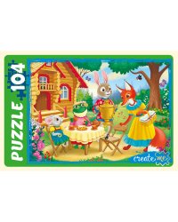ПАЗЛЫ 104 элемента. Дружное чаепитие (ПУ104-9828)