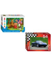 Пазл 54 эл. "Любимые герои"сет.