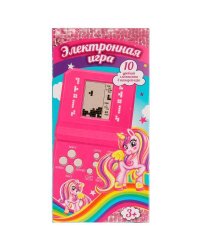 Электронная логическая игра единорог, кор. 12,5*6,5*2,5см ИГРАЕМ ВМЕСТЕ в кор.2*144шт