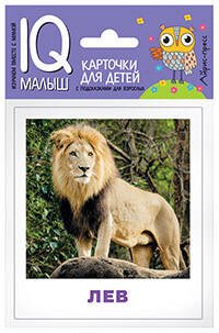 IQ-малыш (Айрис) Умный малыш. Животные жарких стран. Набор карточек для детей.