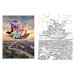 Зарубежная литература (Simon & Shuster) Disney Dreams Collection Thomas Kinkade Studios Disney Princess Coloring Book Раскраска Принцессы Disney /Книги на английском языке