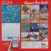 Календари настенные 2024 (300х300) Винсент Ван Гог. Подсолнухи. Календарь настенный на 2024 год (300х300 мм)