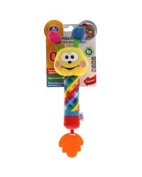 Текстильная игрушка погремушка бабочка пищалка функционал Умка в кор.250шт