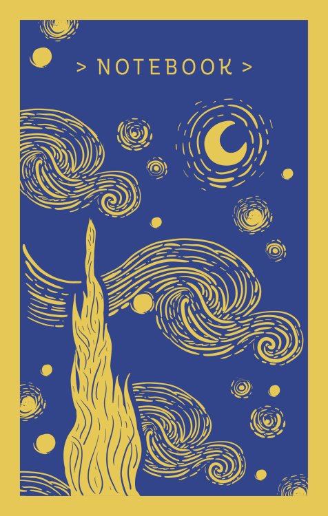 Магистраль. Блокнот. Звездная ночь. Ван Гог