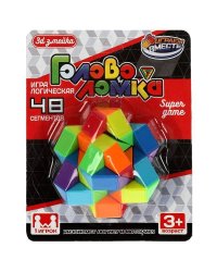 Логическая игра змейка, блист.11*13*4см ИГРАЕМ ВМЕСТЕ в кор.2*180шт