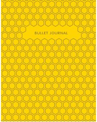 Bullet Journal (Медовый) 162x210мм, твердая обложка, пружина, блокнот в точку, 120 стр.