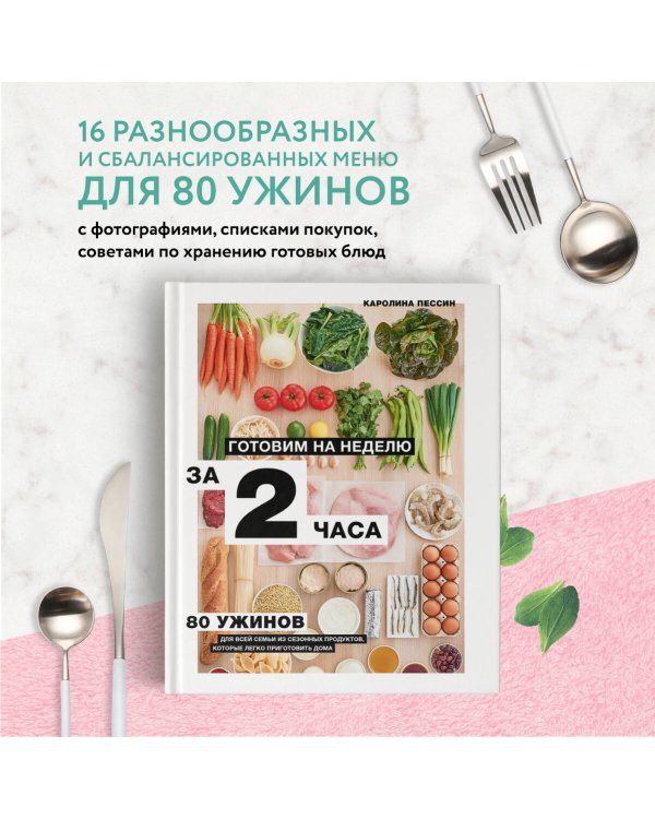 Готовим на неделю за 2 часа. 80 ужинов для всей семьи, которые легко приготовить дома