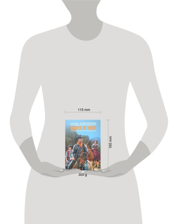 London J. Hearts of Three (Сердца трех) Кн.для чт.на англ.яз.,неадаптир.