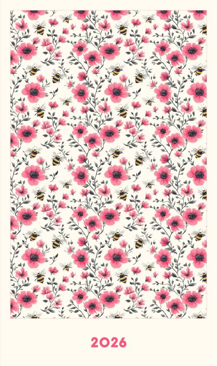 Мини ежедневник. Пчелы в кустах (А6, 80 л., мягкая обложка)