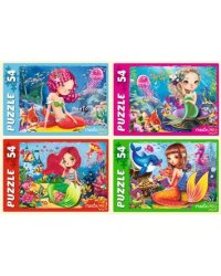 ПАЗЛЫ 54 элемента. Волшебные русалки №2. Арт. П54-2614 кратно 32