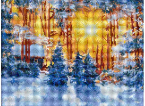 Мозаика на подрамнике. Февраль (503-ST-S)
