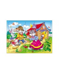 ПАЗЛ-РАМКА. 15 элементов. КОШКИН ДОМ (Арт. П15-6991)