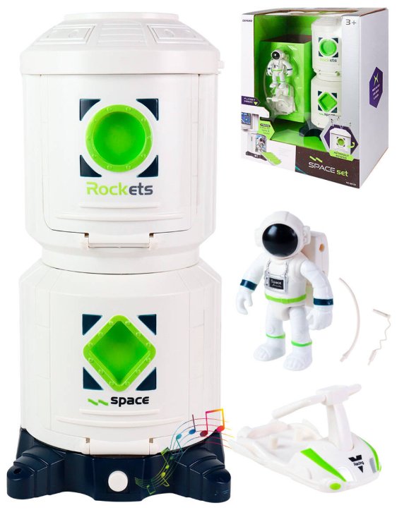 Игровой набор (Рыжий кот) Игровой набор "Космическая станция" (бат.2шт.AA в компл.,в коробке) Арт. 2006894