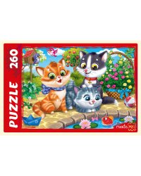 ПАЗЛЫ 260 элементов. ЗАБАВНЫЕ КОТИКИ № 4 (Арт. П260-7190)