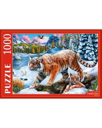 ПАЗЛЫ 1000 элементов. П1000-1061 ЗИМНИЕ ТИГРЫ