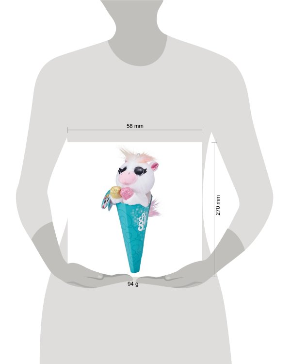 Плюшевый сюрприз в конусе Coco Surprise, классический