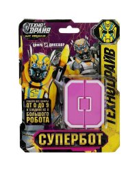 Робот супербот трансформирующийся в цифру 0, блист.12,5*16,5*4см ТЕХНОДРАЙВ в кор.4*120шт