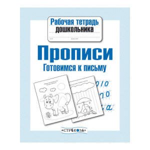 РАБОЧАЯ ТЕТРАДЬ ДОШКОЛЬНИКА. Разр. в соотв. с ФГОС (Стрекоза) РабТетДошк Прописи Готовимся к письму