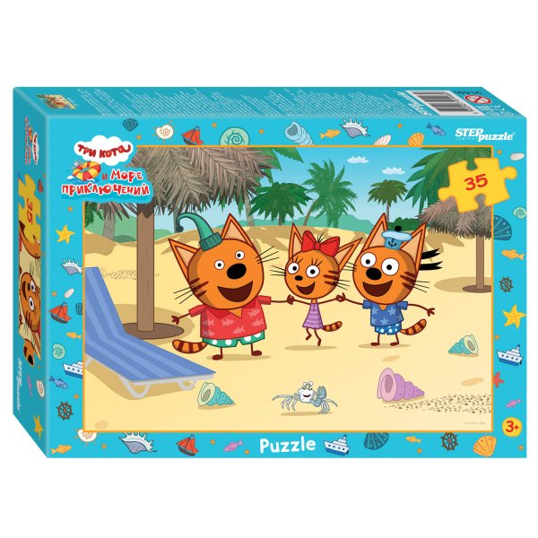 Мозаика "puzzle" 35 "Три кота (new 1)" (АО "СТС")