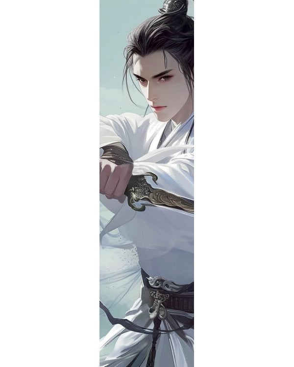 Закладка с резинкой. Маньхуа. Небесный воитель