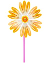 Серия Весёлые забавы: Ветерок (30см)"Ромашка"(в пакете) ( Арт. QH10)