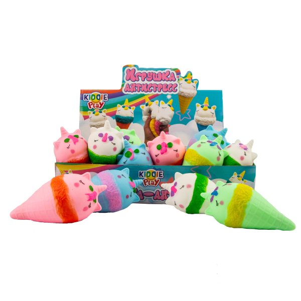 Игрушка-сквиш для детей "Мороженое Единорог"