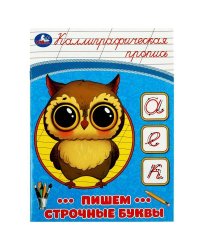 Пишем строчные буквы. Каллиграфическая пропись. 145х195 мм. Скрепка. 16 стр. Умка в кор.50шт