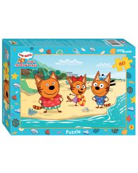 Мозаика "puzzle" 60 "Три кота (new 1)" (АО "СТС")