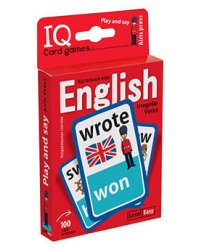 Умные игры с картами. Английские неправильные глаголы. Уровень 1. Красный