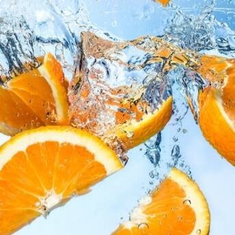 Блестящая (Рыжий Кот) Алмаз. мозаика 20х20 c подр., с полн. заполн. (блест.),17цв. СОЧНЫЕ АПЕЛЬСИНЫ. Арт. AS20037