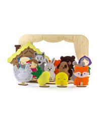 Настольный театр «Набор 3 в 1» (Колобок, Репка, Курочка Ряба) (Фетр), 1001008