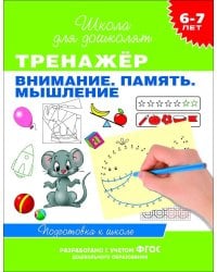 6-7 лет. Тренажер. Внимание. Память. Мышление