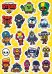 Brawl Stars Магнитные наклейки