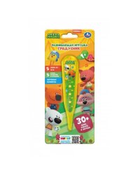 Градусник,прозрачный пластик Ми-ми-мишки 30 песен,стихов,звуков.свет.блист.бат. Умка в кор.96шт