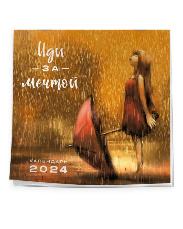 Иди за мечтой. Календарь настенный на 2024 год (300х300)