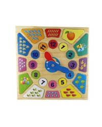 Деревянные пазлы30х30 ЧАСЫ. УЧИМСЯ СЧИТАТЬ (Арт. П-1022)