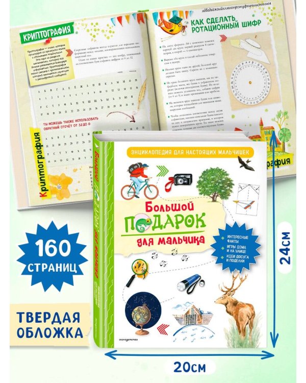 Большой подарок для мальчика. Энциклопедия для настоящих мальчишек