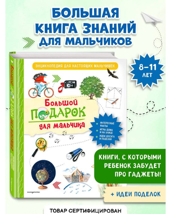 Большой подарок для мальчика. Энциклопедия для настоящих мальчишек