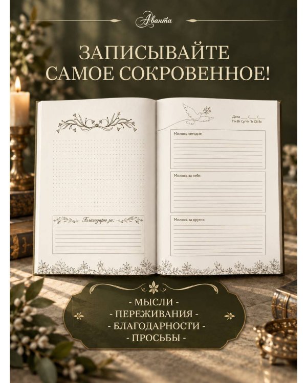 Дополнительное изображение книги «Молитвенный дневник»