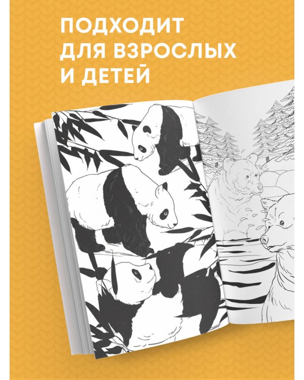 Дополнительное изображение книги «Удивительные животные. Мини-раскраска-антистресс для творчества и вдохновения (сова)»