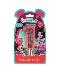 Косметика ДЛЯ ДЕВОЧЕК ЭНЧАНТИМАЛС блеск для губ, оранж , роз 13мл блистер МИЛАЯ ЛЕДИ в кор.4*24шт