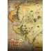 Вселенная The Lord of the Rings/Властелин колец Обложка для паспорта. Хоббит. Карта Средиземья