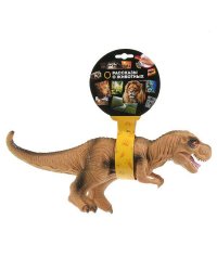 Игрушка пластизоль динозавр тиранозавр 32*11*23 см, хэнтэг, звук ИГРАЕМ ВМЕСТЕ в кор.2*36шт